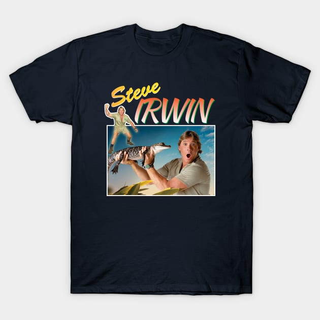 Steve Irwin Montage T-Shirt by Rebus28